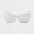 Women's Plastic Surf Blue Light Filtering Reading Glasses - A New Day Light Mint Green