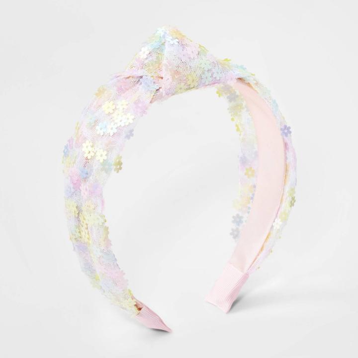 Girls' Ombre Sequin Headband - Cat & Jack Pink