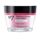 No7 Restore & Renew Face & Neck Multi Action Night Cream 1.69oz, Women's