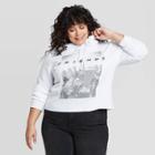 Women's Friends Nyc Scene Plus Size Hooded Sweatshirt (juniors') - White 1x, Women's,