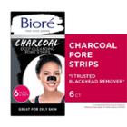 Biore Charcoal Deep Cleansing Blackhead Remover Pore Strips, Nose Strips For Deep Pore Cleansing