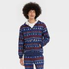Adtn International Men's Sherpa Sweatshirt - Blue
