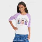 Girls' Barbie 'we Got This' Long Sleeve Raglan T-shirt - Purple