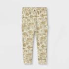 Toddler Boys' Robot Print Jersey Knit Jogger Pull-on Pants - Cat & Jack White