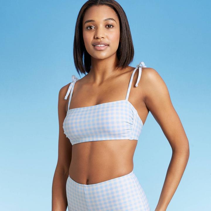 Kona Sol Women's Gingham Bikini Top - Kona