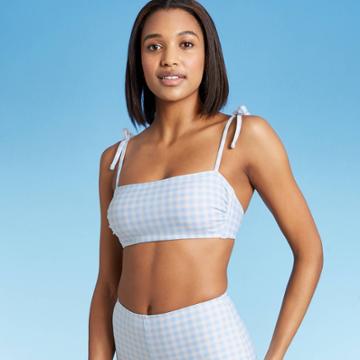 Kona Sol Women's Gingham Bikini Top - Kona