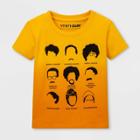 Fifth Sun Petitetoddler Heroes Silhouette Short Sleeve T-shirt - Gold 2t, Toddler Unisex