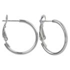 Target Sterling Silver Half Hoop Post Earring -