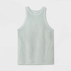 Women's Plus Size Sleeveless Sweater Tank - Ava & Viv Green X, Women's