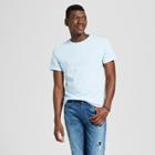 Men's Standard Fit Short Sleeve Sensory Friendly Crew T-shirt - Goodfellow & Co Bayshore Blue