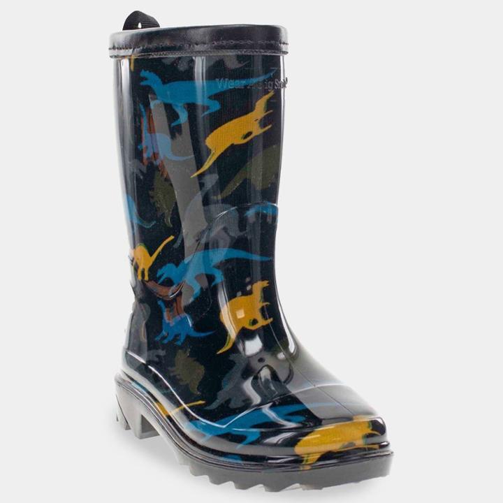Toddler Boys' Western Chief Pull-on Rain Boots - Black