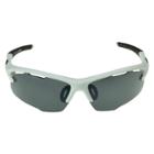 Men's Ironman Ironflex Polarized Semi-rimless Wrap Sunglasses - White