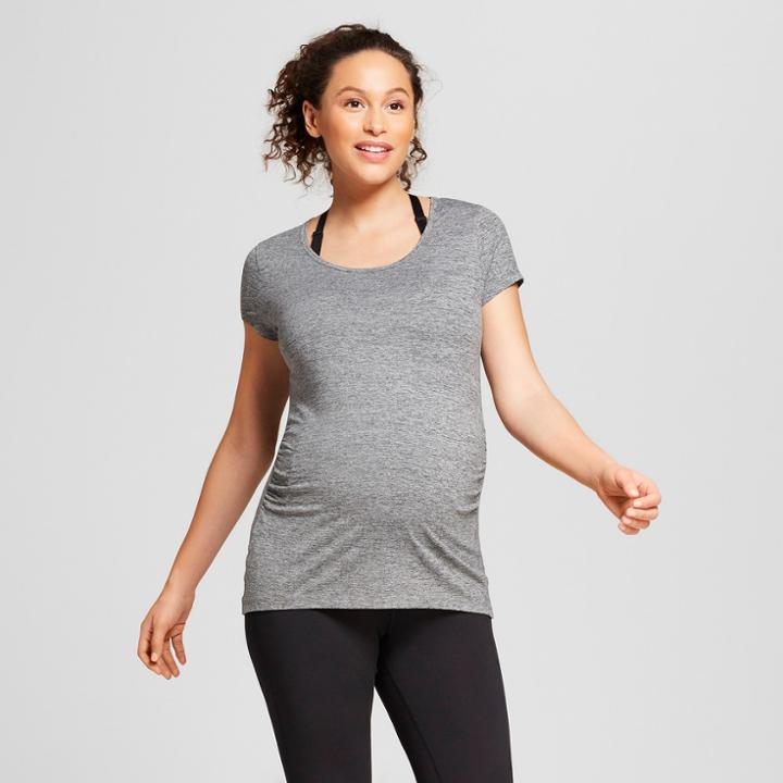 Maternity Strappy Back T-shirt - C9 Champion Dark Heather Gray