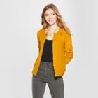 Women's Long Sleeve Any Day Cardigan - A New Day Gold