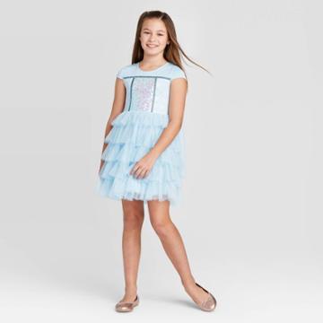 Girls' Disney Frozen 2 Elsa Dress - Blue