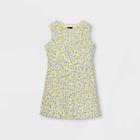 Toddler Girls' Rib Tank Dress - Art Class White