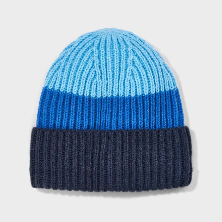 Kids' Winter Knitted Cuffed Beanie - Cat & Jack Blue