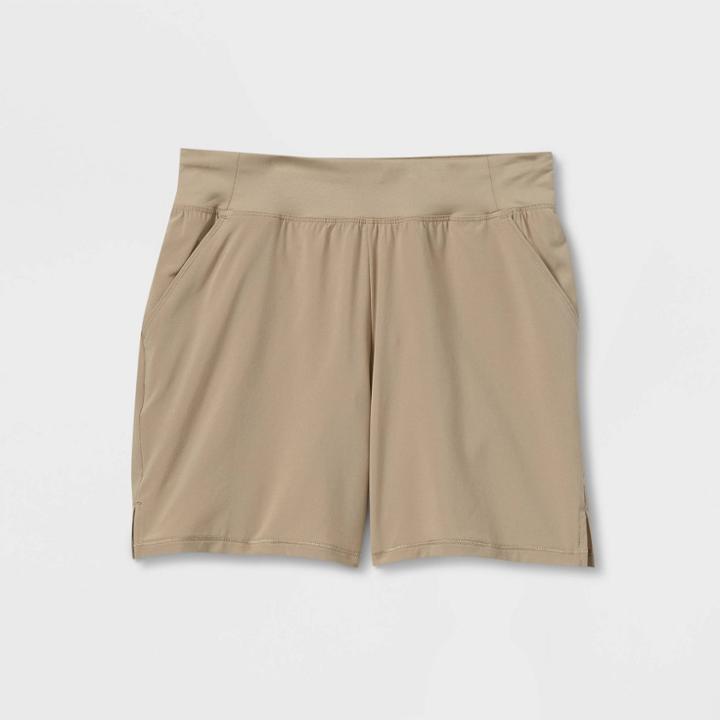 Girls' Woven Shorts - All In Motion Khaki