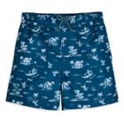 Boys' Disney Lilo & Stitch Swim Trunks - 3 - Disney Store, Blue/blue/brown