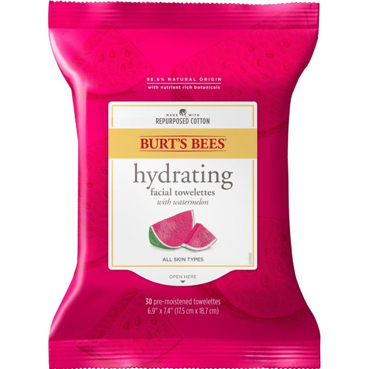 Burt's Bees Watermelon Towelettes Facial Cleanser