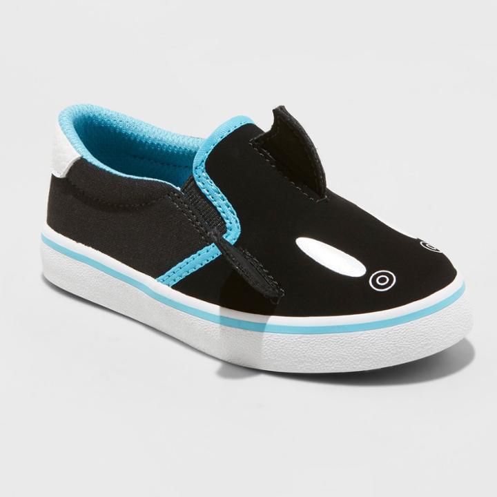 Toddler Boys' Milo Bruce Twin Gore Slip On Sneakers - Cat & Jack Black