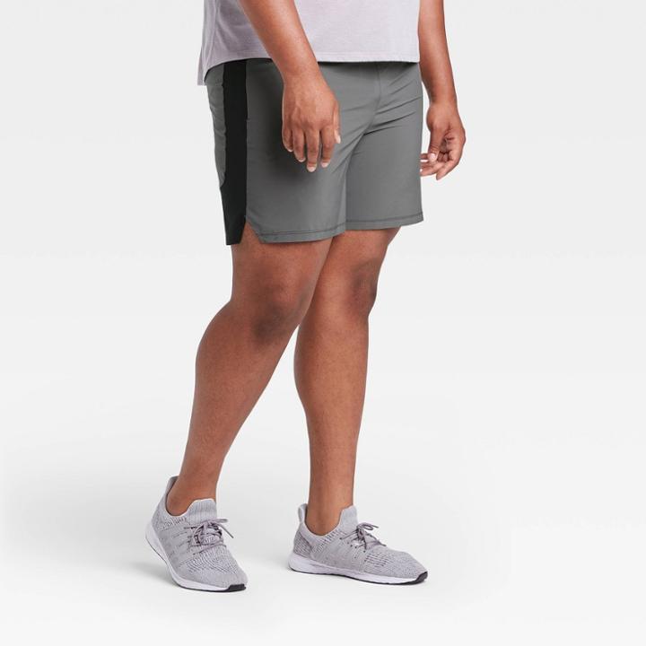 Men's 7 Unlined Run Shorts - All In Motion Gray S, Men's,