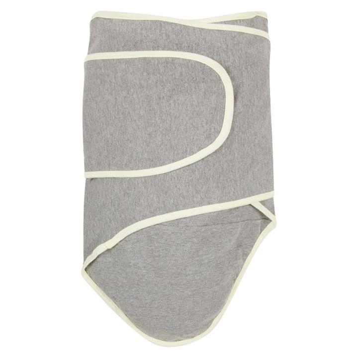 Miracle Blanket Swaddle Wrap - Cloud Gray/pastel Yellow