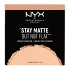 Nyx Professional Makeup Stay Matte But Not Flat Pressed Powder Foundation - Warm Beige