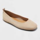 Women's Blanca Ballet Flats - Universal Thread Taupe