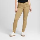 Women's Mid-rise Curvy Skinny Jeans - Universal Thread Tan 00