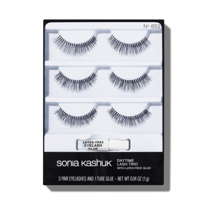 Sonia Kashuk Daytime False Eyelashes Trio - 3 Pair, Black