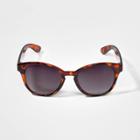 Girls' Tort Cateye Round Sunglasses - Art Class Brown