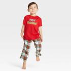 Toddler Holiday Feliz Navidad Matching Family Pajama T-shirt - Wondershop Red
