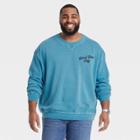 Men's Tall Standard Fit Crewneck Pullover Sweatshirt - Goodfellow & Co Blue