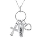 Distributed By Target Women's Charm Pendant In Sterling Silver