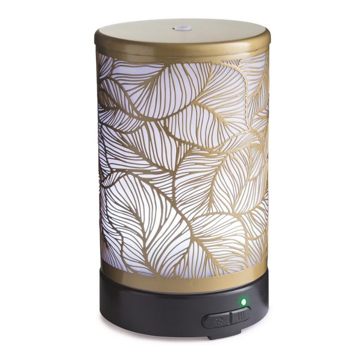 3.38oz Oil Diffuser Goldleaf - Candle Warmers Etc., Frosted Glass