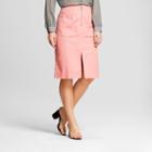 Women's Zipper Front Skirt - Who What Wear Pink