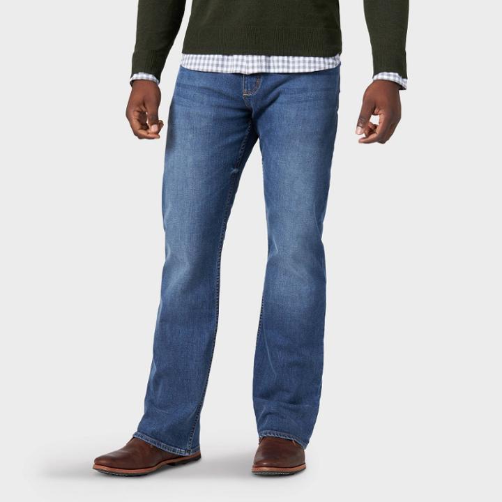 Wrangler Men's Bootcut Jeans - Ocean Blue