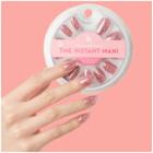 Olive & June Press On Fake Nail - Oval - Pink Glitter Party -