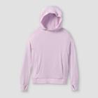 Girls' Cozy Lightweight Fleece Hooded Sweatshirt - All In Motion Lilac Purple