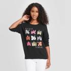 Women's Disney Mickey Graphic Sweatshirt - Black