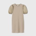 Women's Poplin 3/4 Sleeve Knit Dress - A New Day