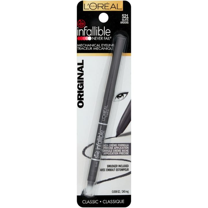 L'oreal Paris Infallible Eyeliner 521 Charcoal .008 Oz,