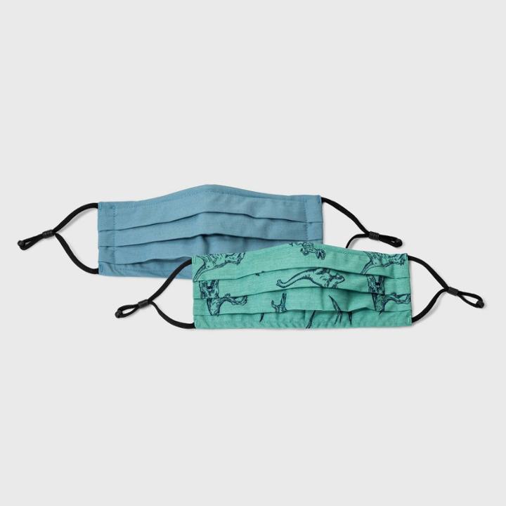 Kids' 2pk Dino Mask - Cat & Jack Green