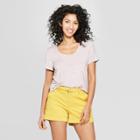 Women's Any Day Short Sleeve Scoop Neck T-shirt - A New Day Plum Heather