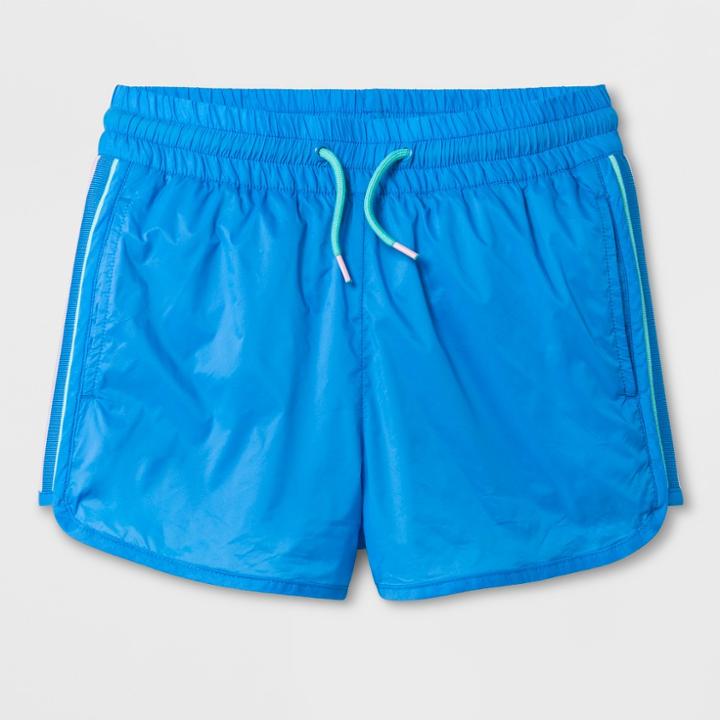 Girls' Track Suit Shorts - Cat & Jack Blue