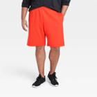 Men's Big & Tall French Terry Shorts - All In Motion Orange