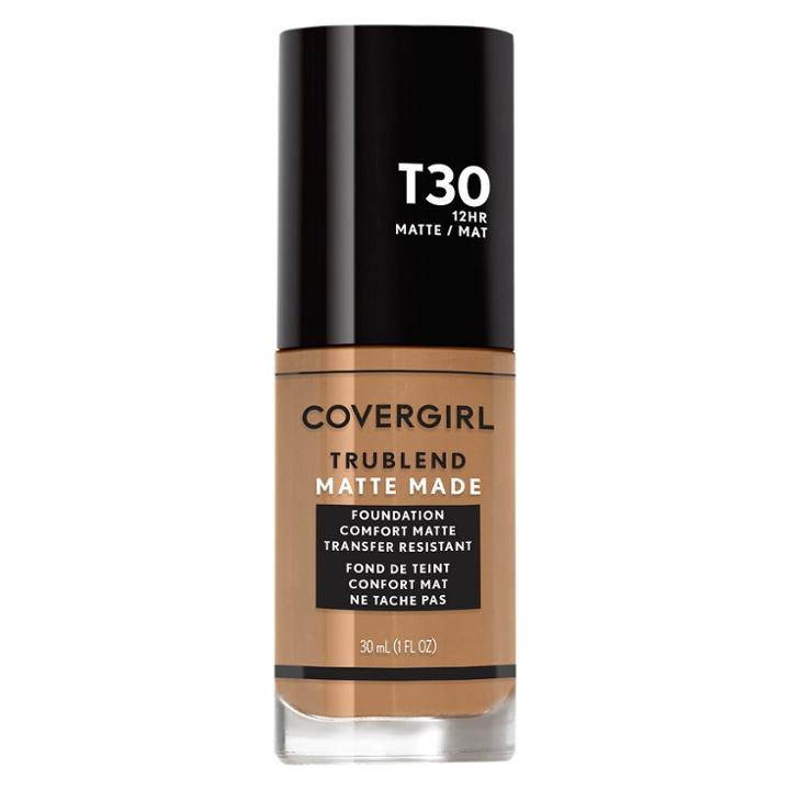 Covergirl Trublend Matte Made Foundation T30 Warm Honey