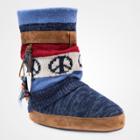 Women's Riley Muk Luks Bootie Slippers Blue -
