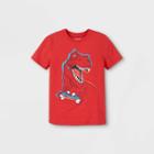 Boys' Dinosaur Gamer Graphic Short Sleeve T-shirt - Cat & Jack Red